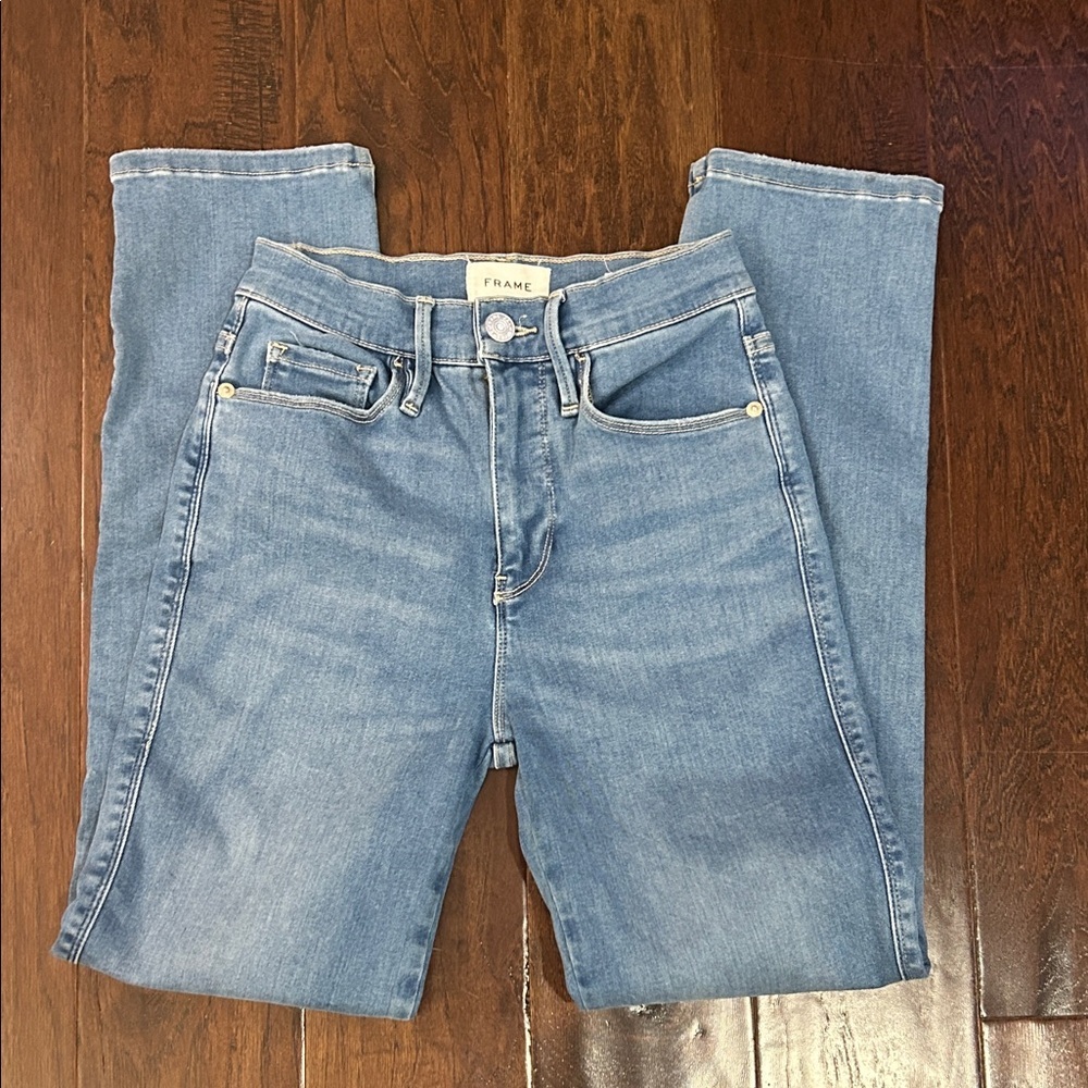 FRAME Le Sylvie Slender Straight Jeans - Picture 2 of 5